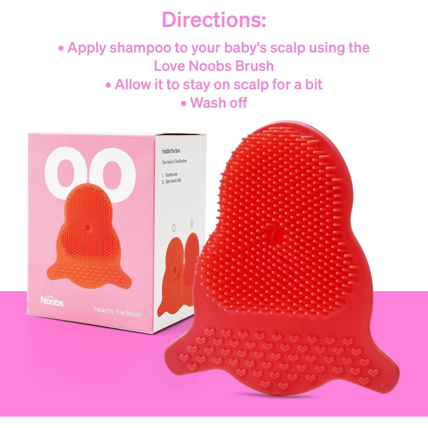 Cepillo para Costra Láctea Love Noobs - Set de 2, Suave y Efectivo