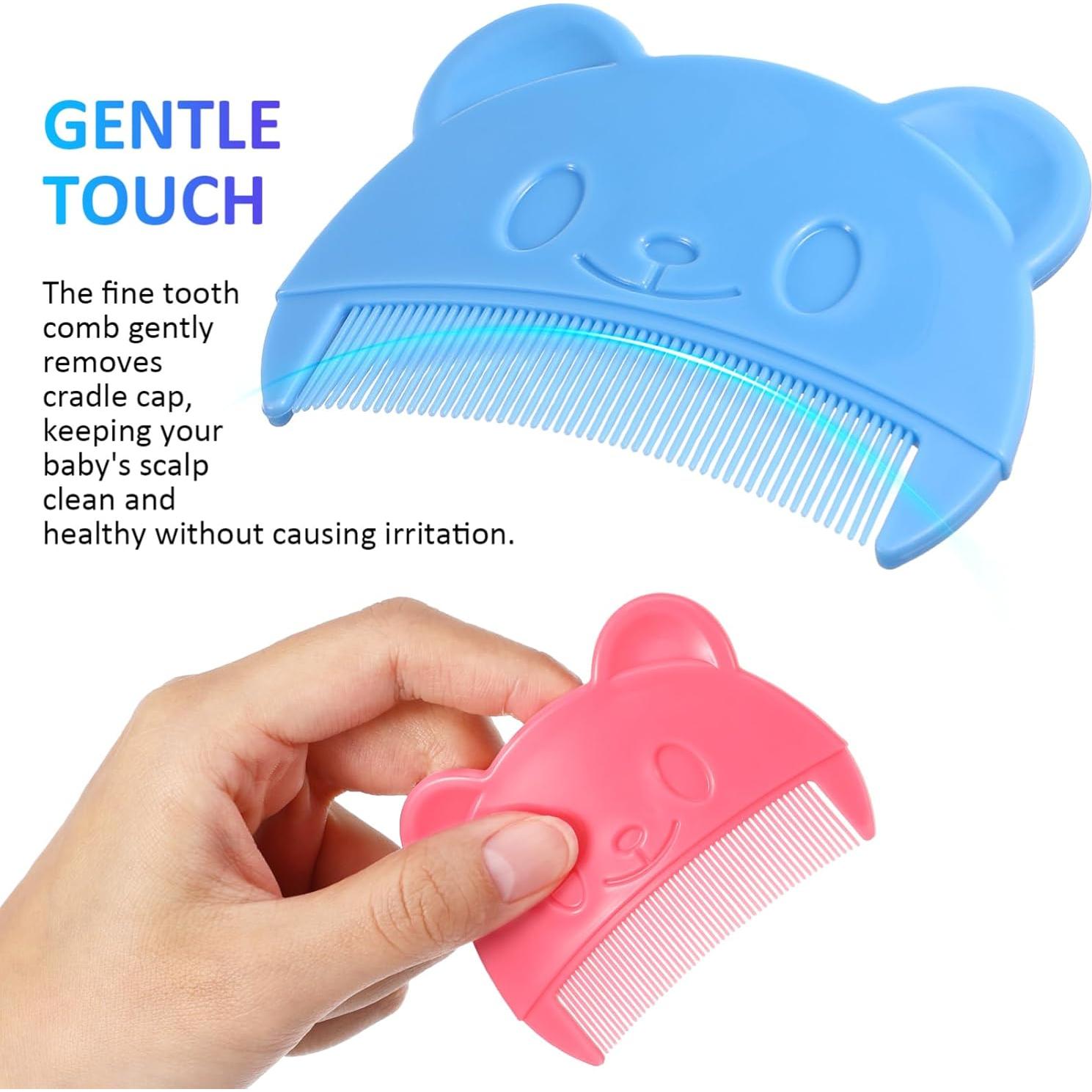 Peines para Costra de Cuna Toyvian - 6 Piezas, Doble Cara, Suave