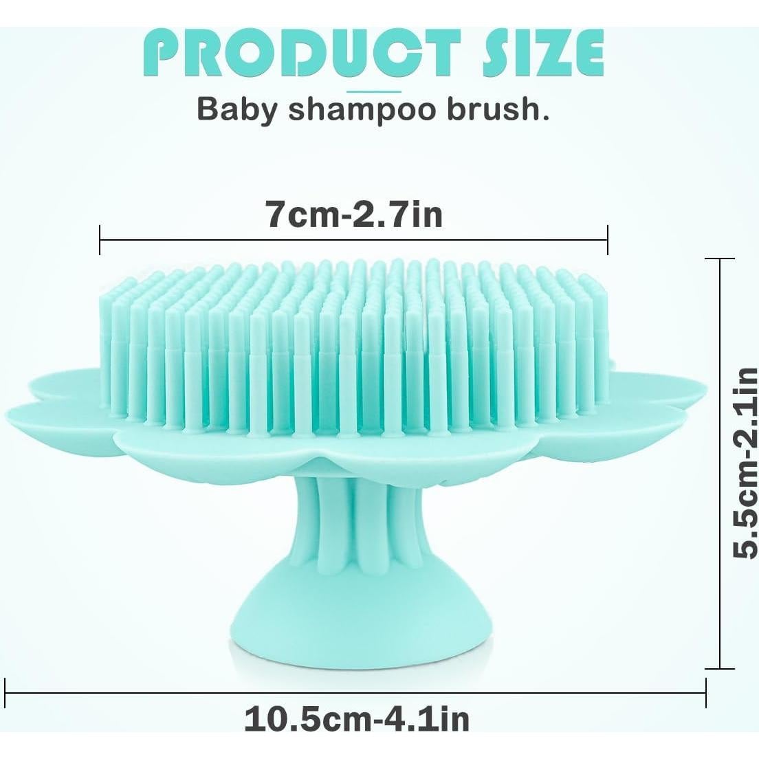 Cepillo de Silicona para Bebés LNQ LUNIQI - Masaje y Exfoliación