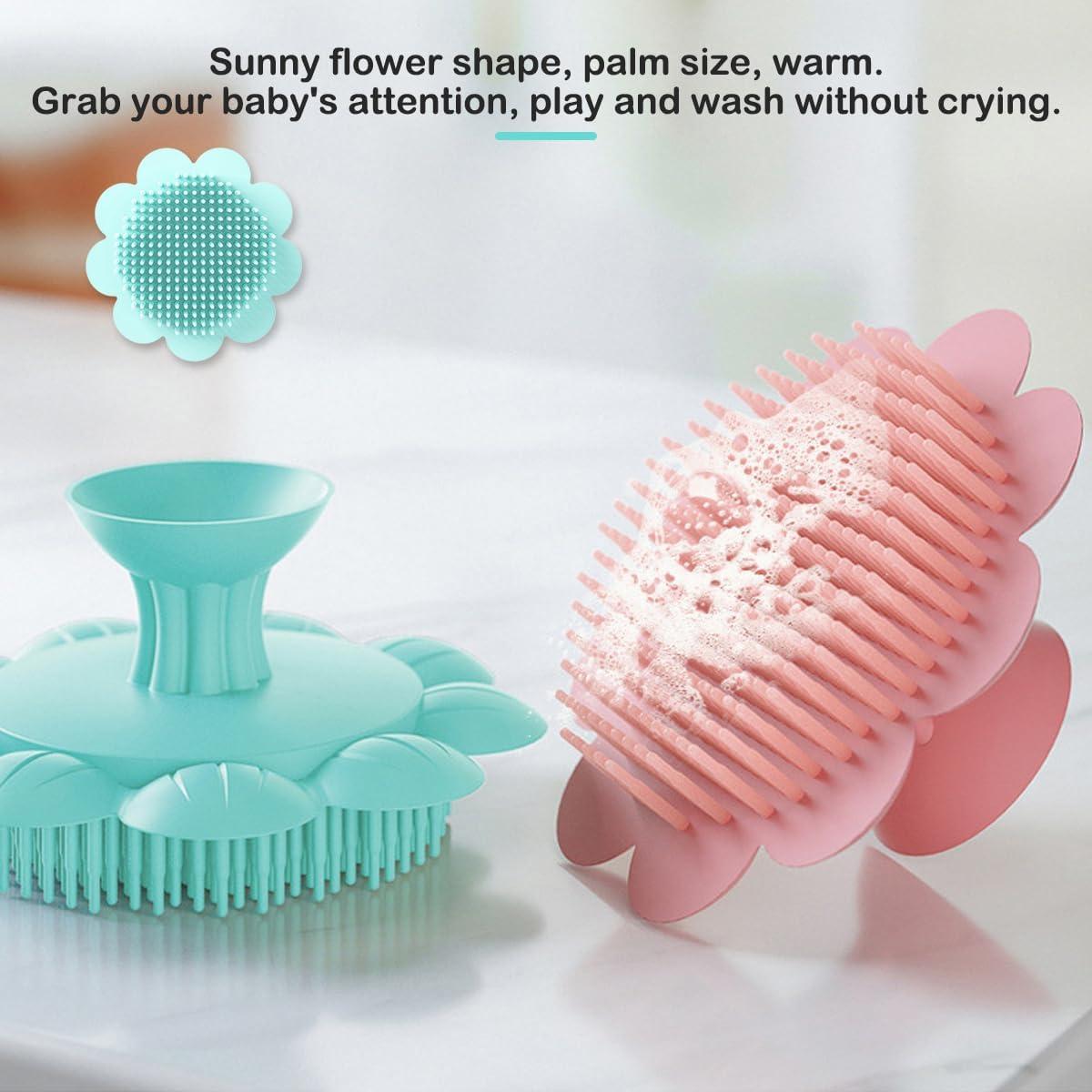 Cepillo de Silicona para Bebés LNQ LUNIQI - Masaje y Exfoliación