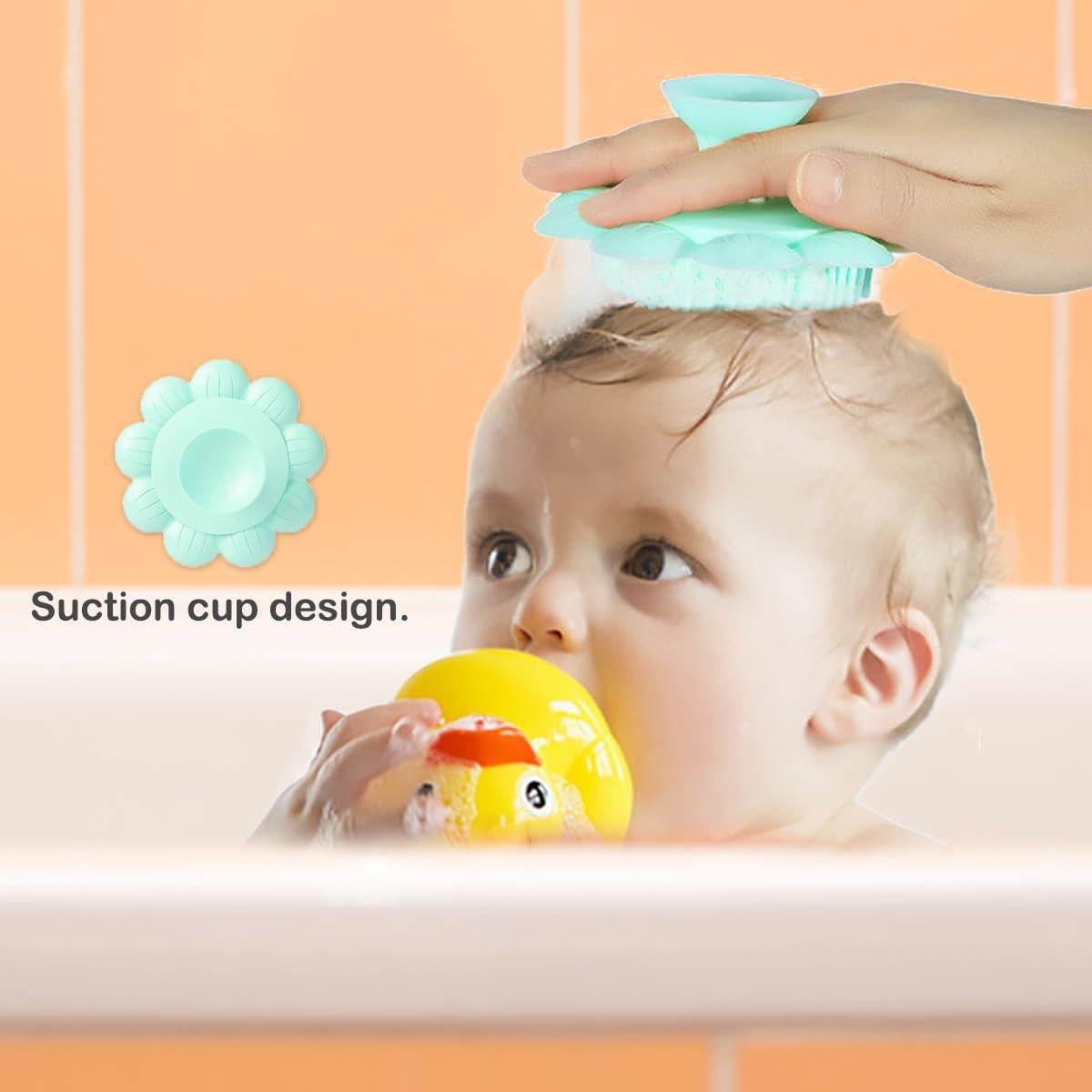 Cepillo de Silicona para Bebés LNQ LUNIQI - Masaje y Exfoliación