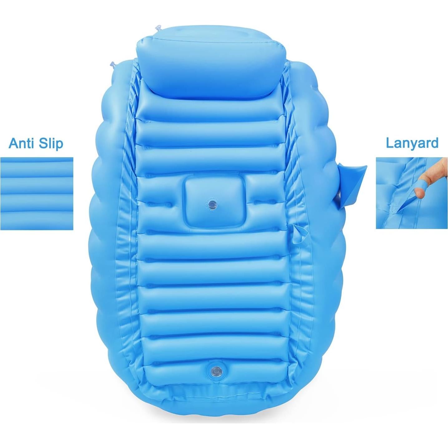 Bañera Inflable para Bebés PandaEar + Cepillo Silicona