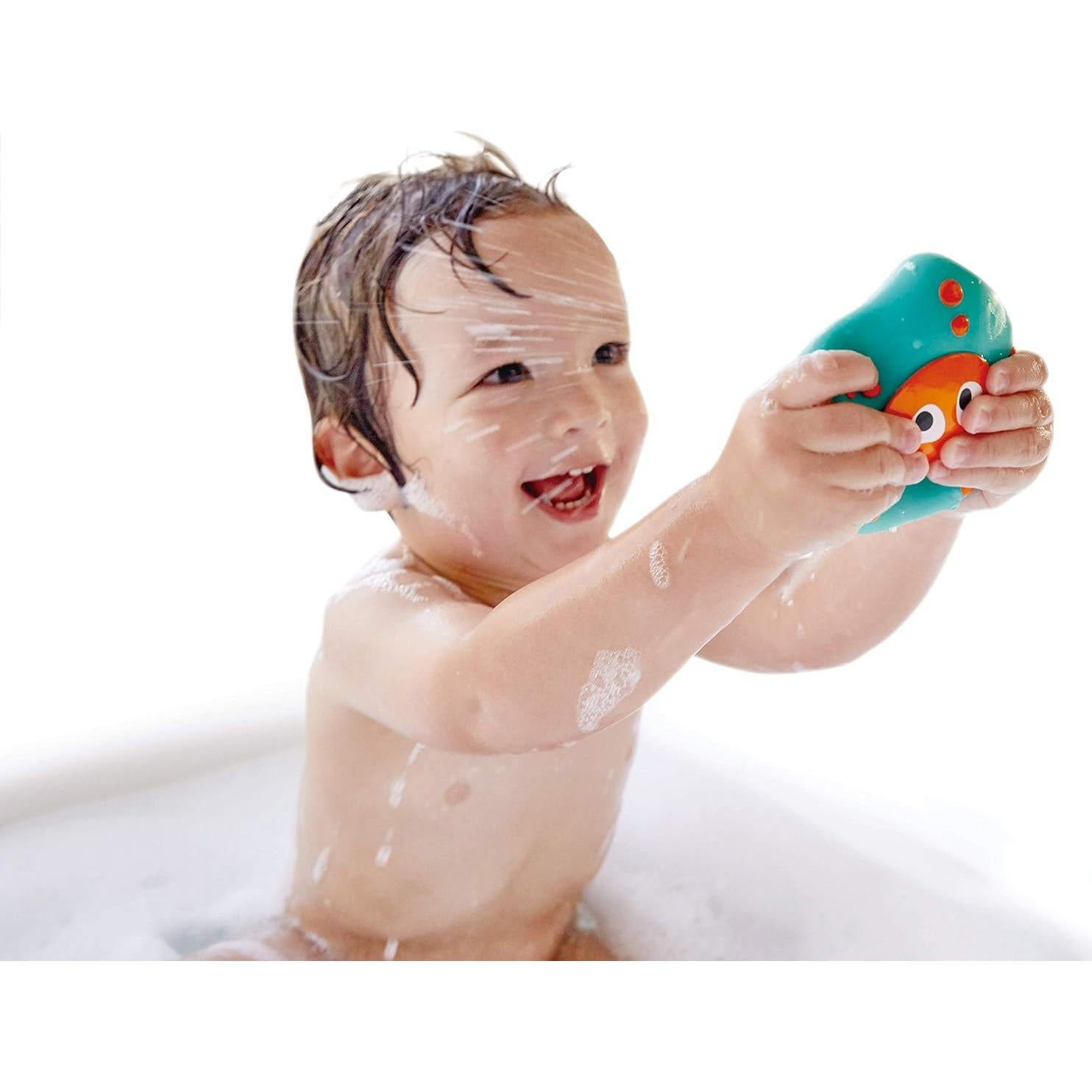 Juguetes de Baño Hape Pulpo y Estrella de Mar Silicona 18cm