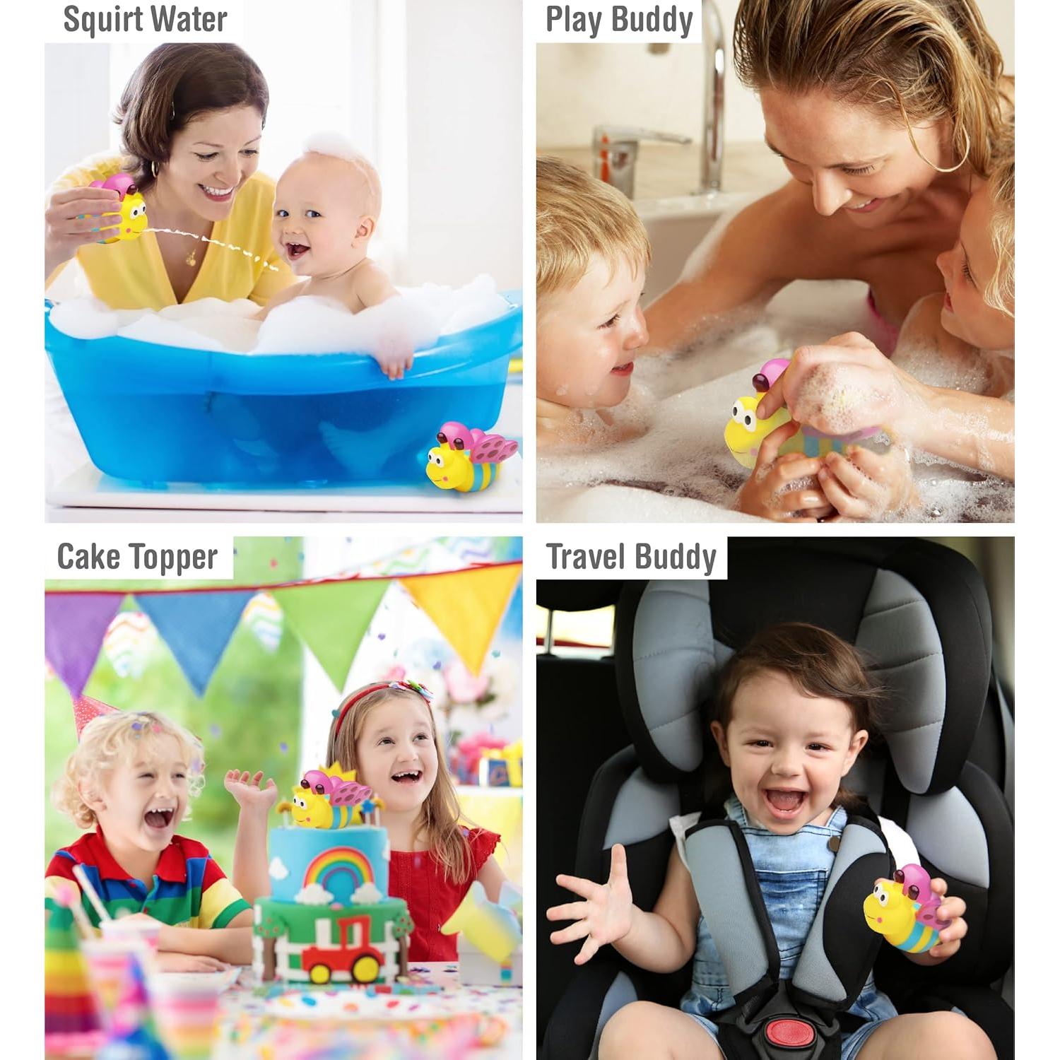 Juguete de Baño Flotante DolliBu Mariposa Squirter 7.6cm