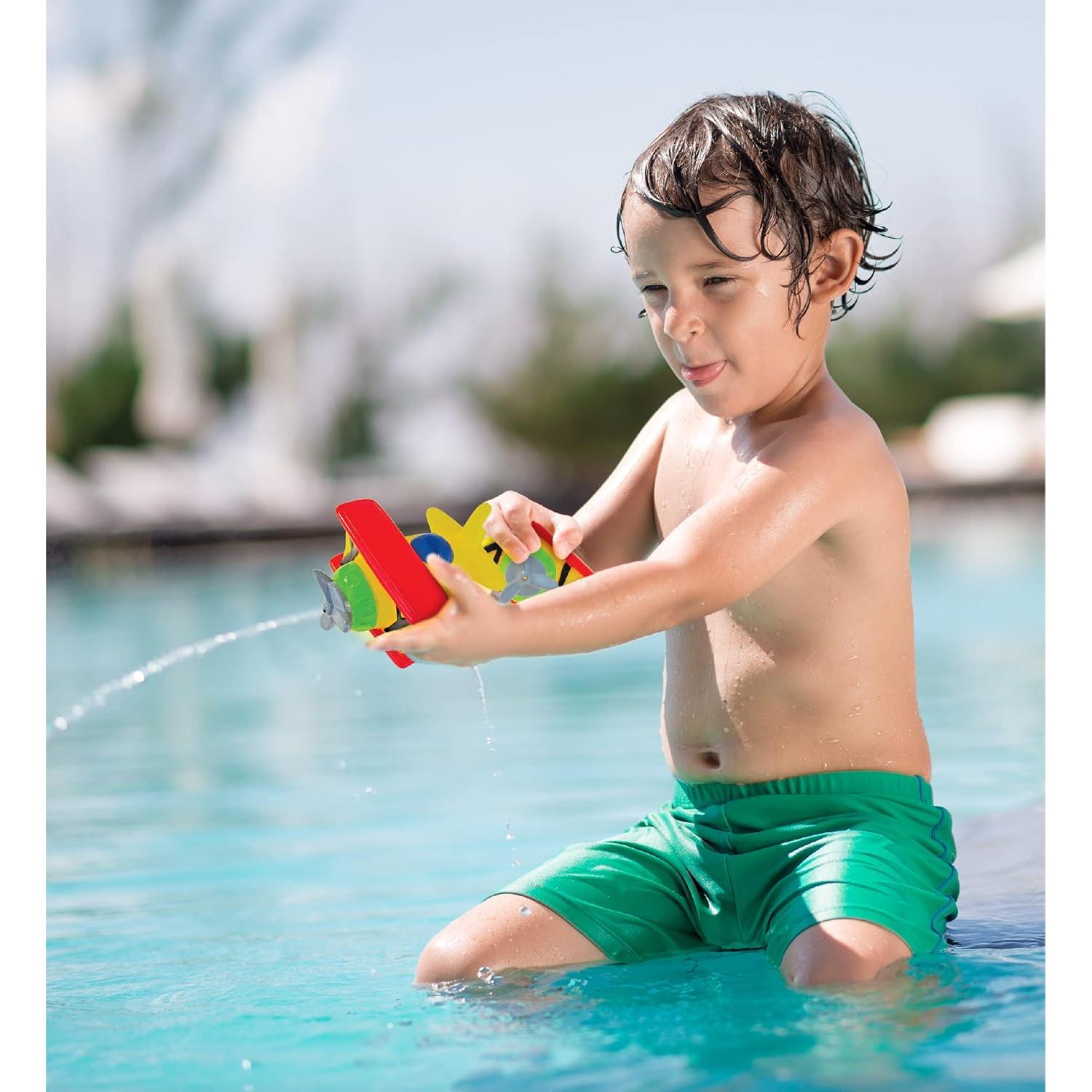 Juguete de Baño DolliBu Biplano Flotante para Bebés 7.62cm