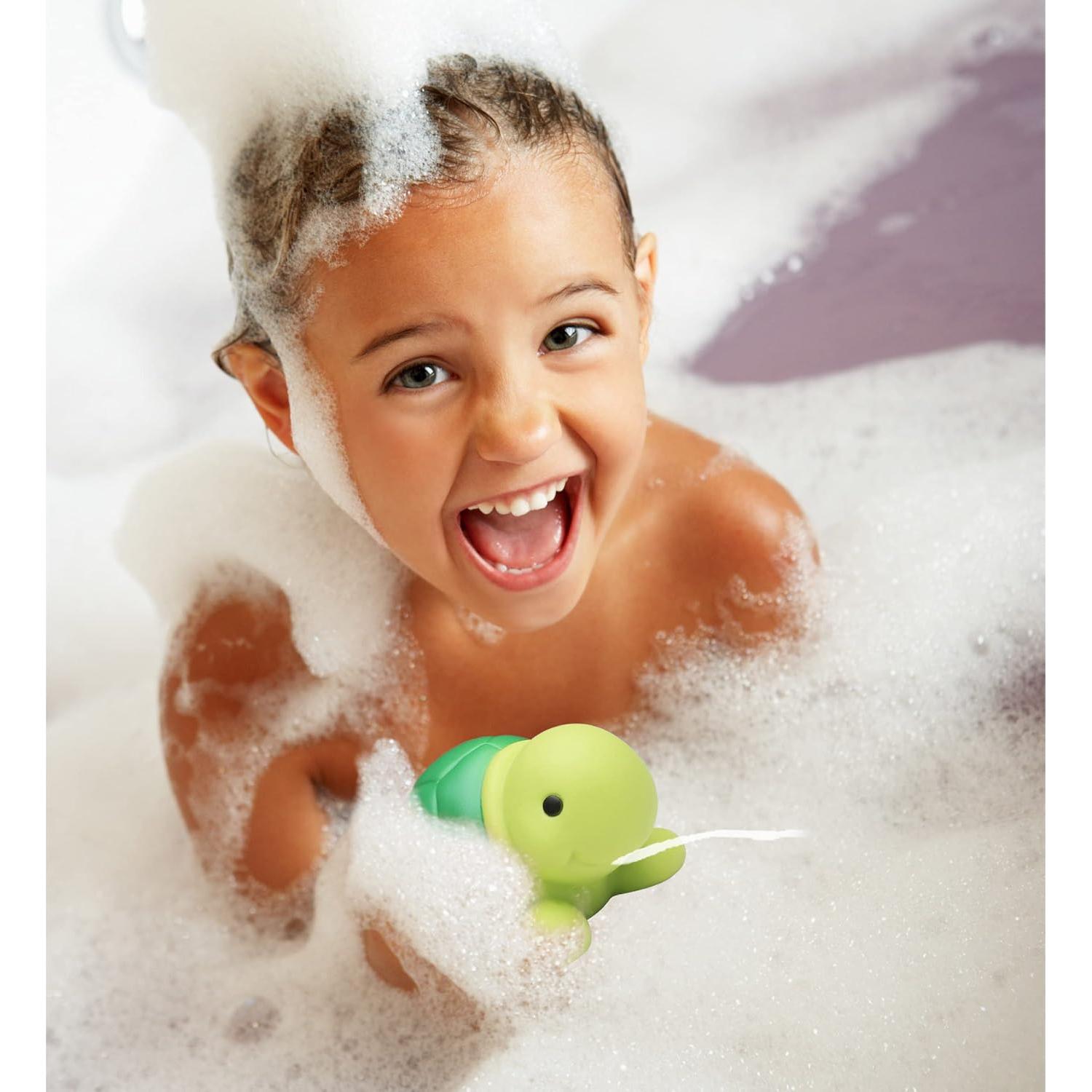 Juguete de Baño Tortuga Marina DolliBu - Flotante Verde 7.62 cm