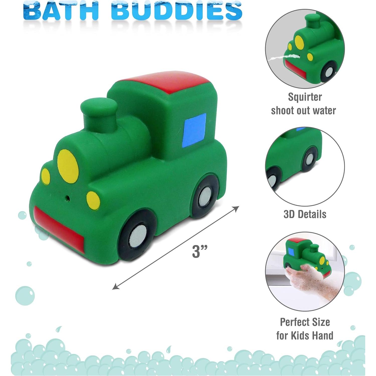 Juguete de Baño Squirter Tren Amigo DolliBu - Flotante 7.62 cm