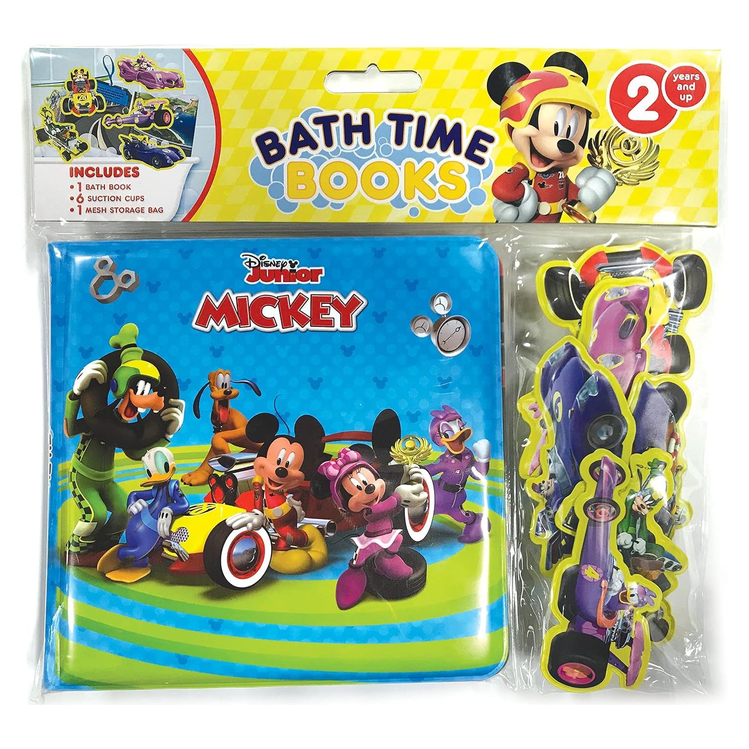 Libro de Baño Disney Mickey - Actividades para Niños 6 Ventosas