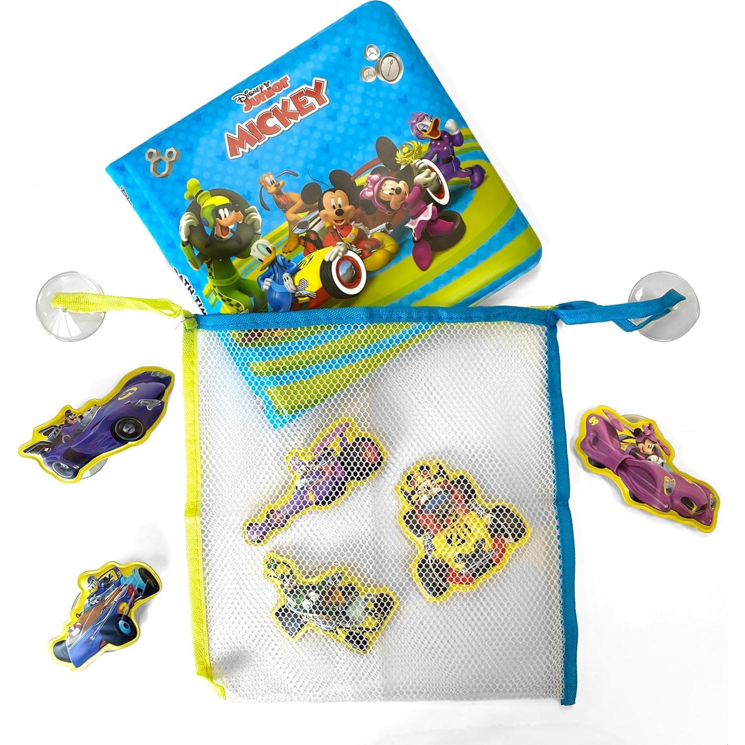 Libro de Baño Disney Mickey - Actividades para Niños 6 Ventosas