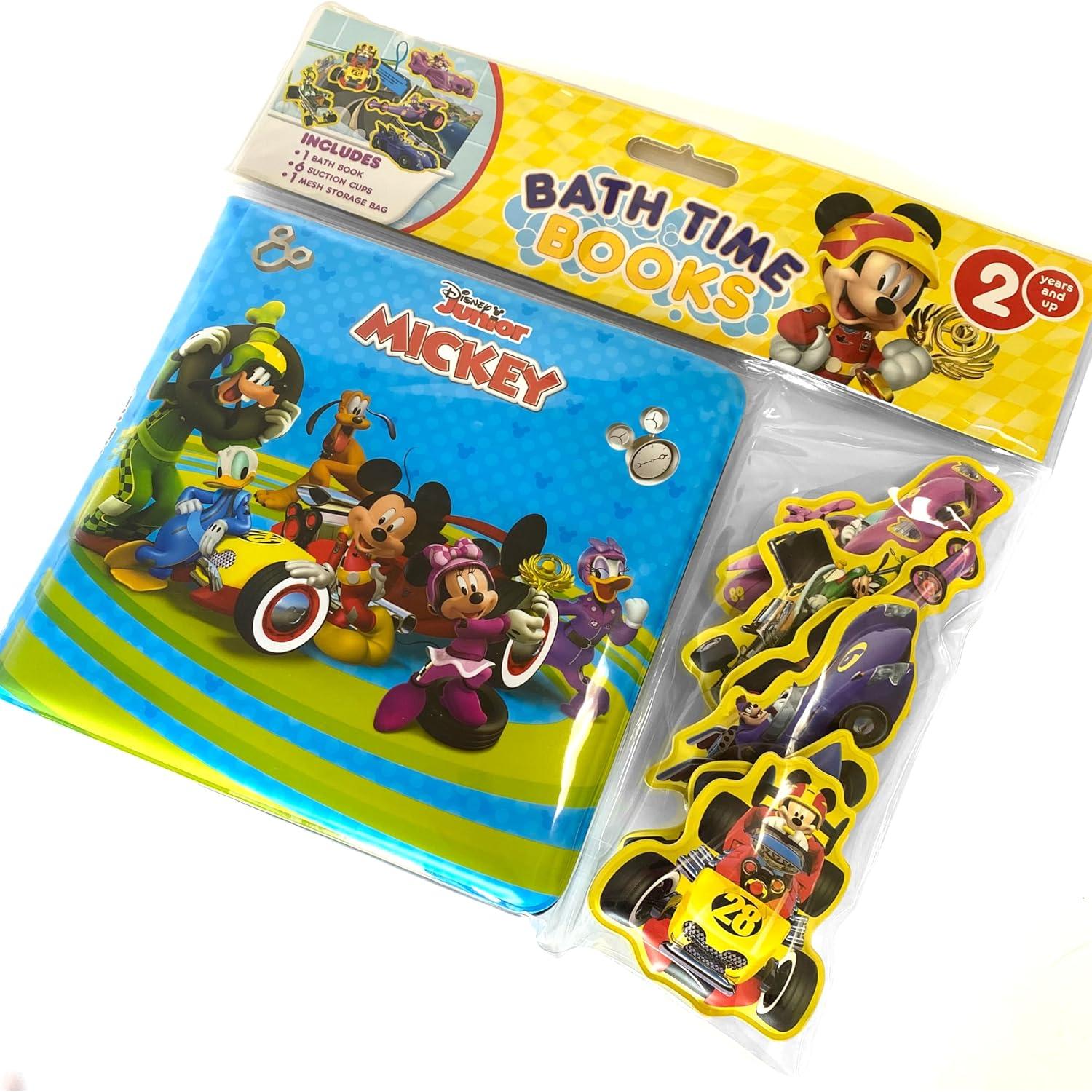 Libro de Baño Disney Mickey - Actividades para Niños 6 Ventosas