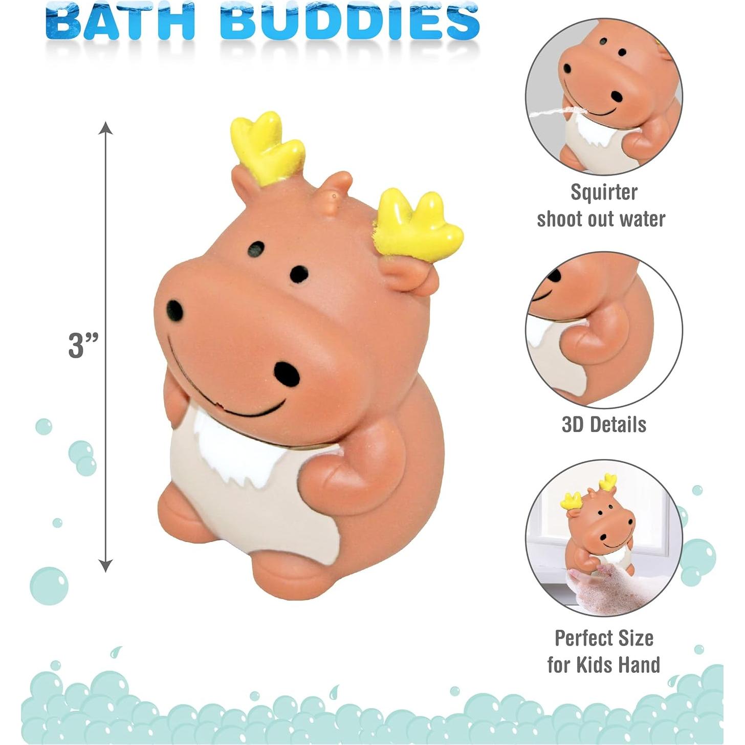 Juguete de Baño Flotante DolliBu Alce 7.62cm para Niños