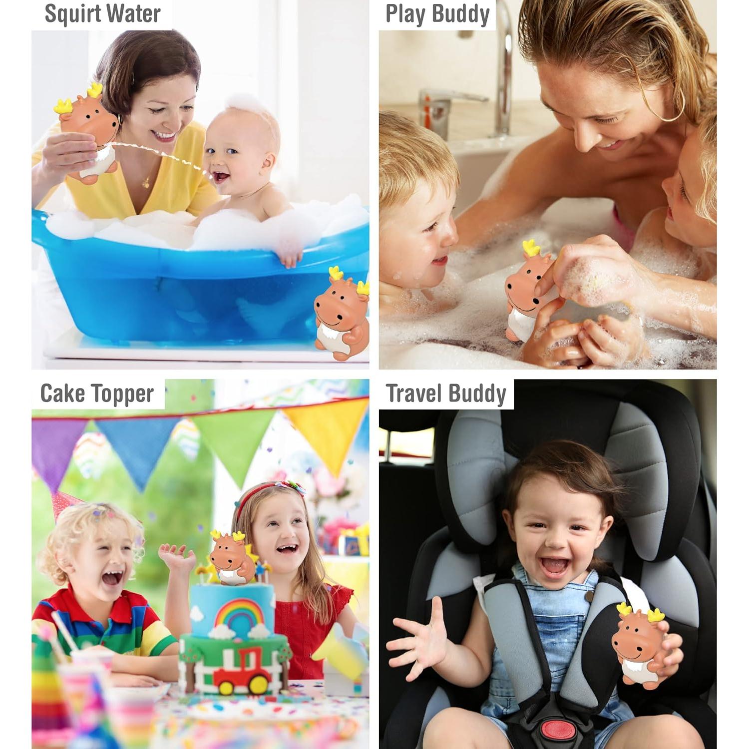 Juguete de Baño Flotante DolliBu Alce 7.62cm para Niños