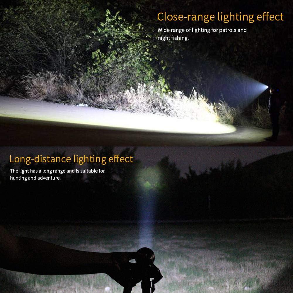 Linterna Frontal BORUIT B10 100000 Lúmenes Recargable LED