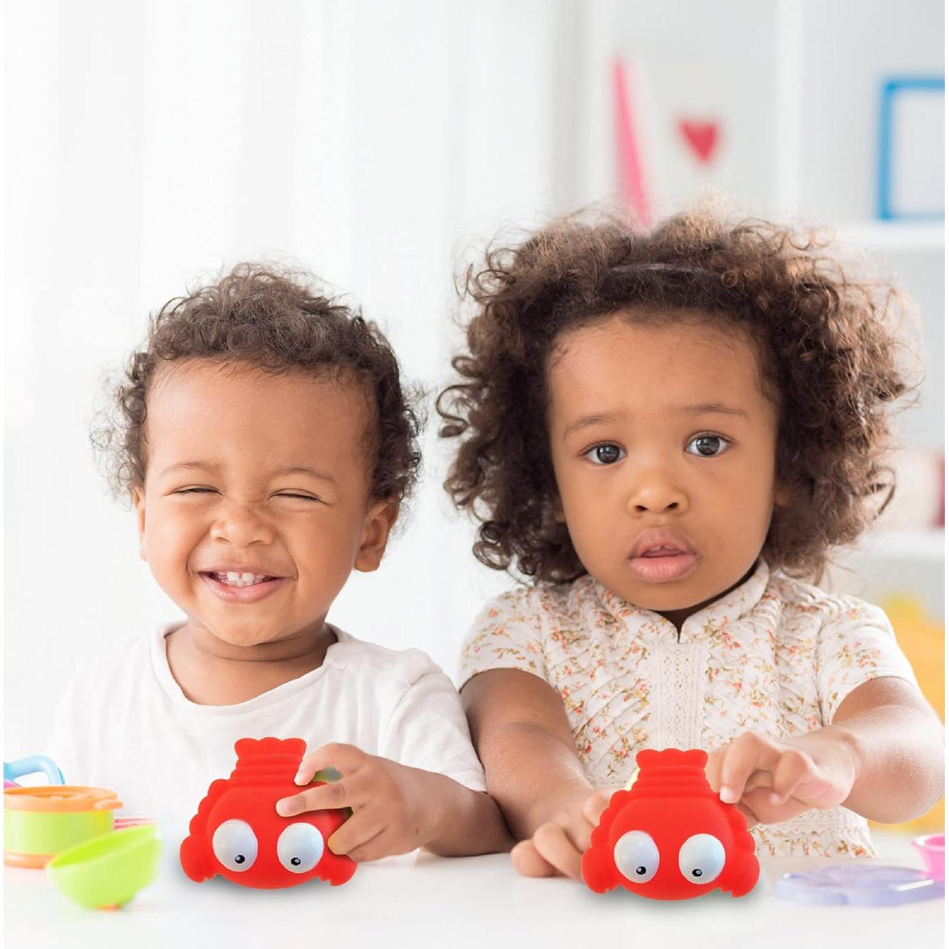 DolliBu Juguete de Baño Langosta Roja Flotante 7.62cm