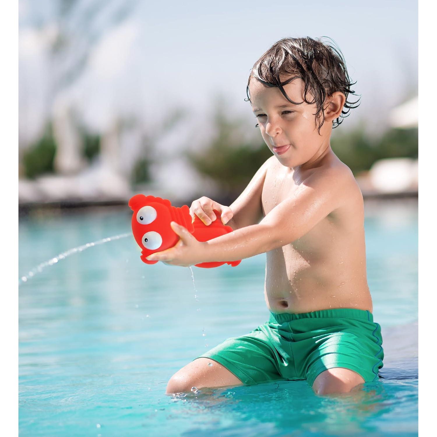 DolliBu Juguete de Baño Langosta Roja Flotante 7.62cm