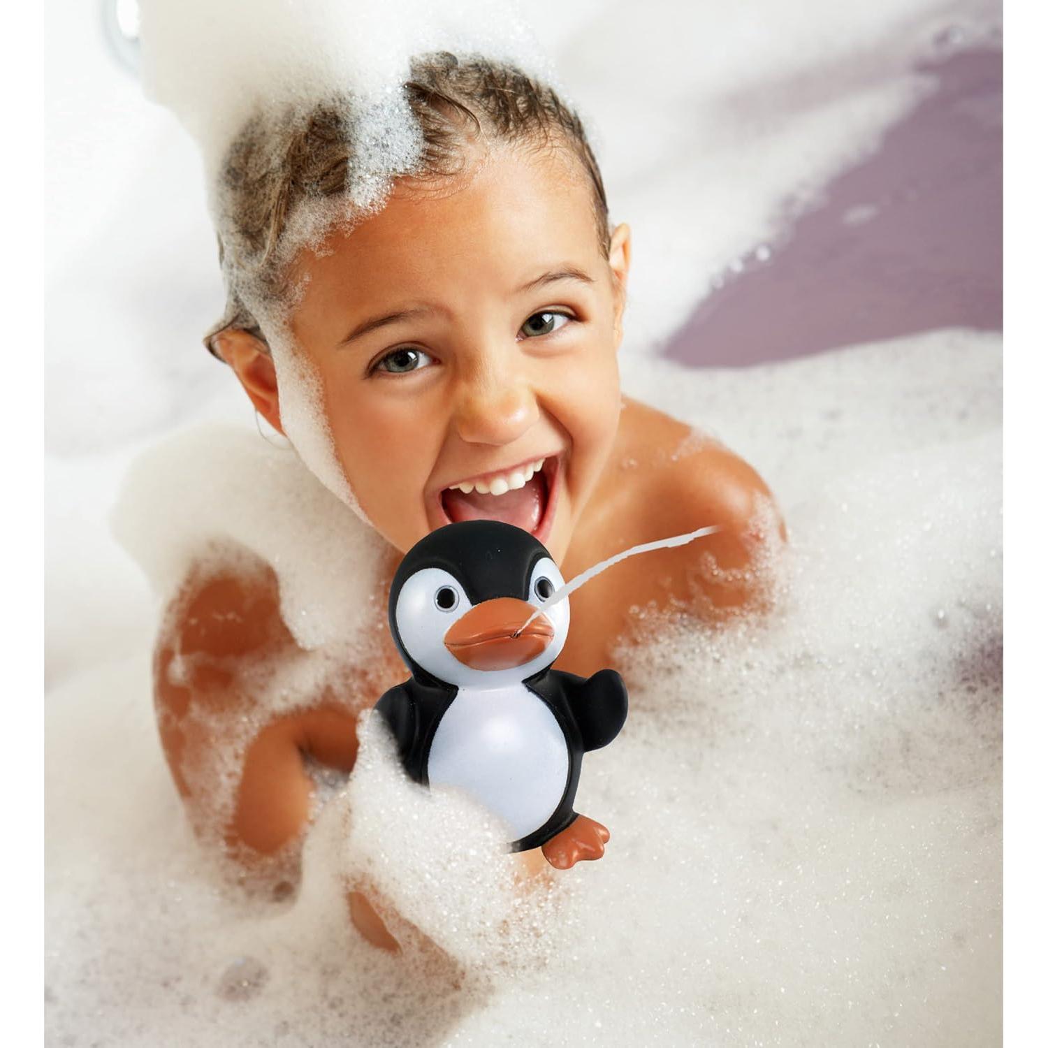Juguete de Baño Squirter Pingüino Negro DolliBu - 7.62 cm