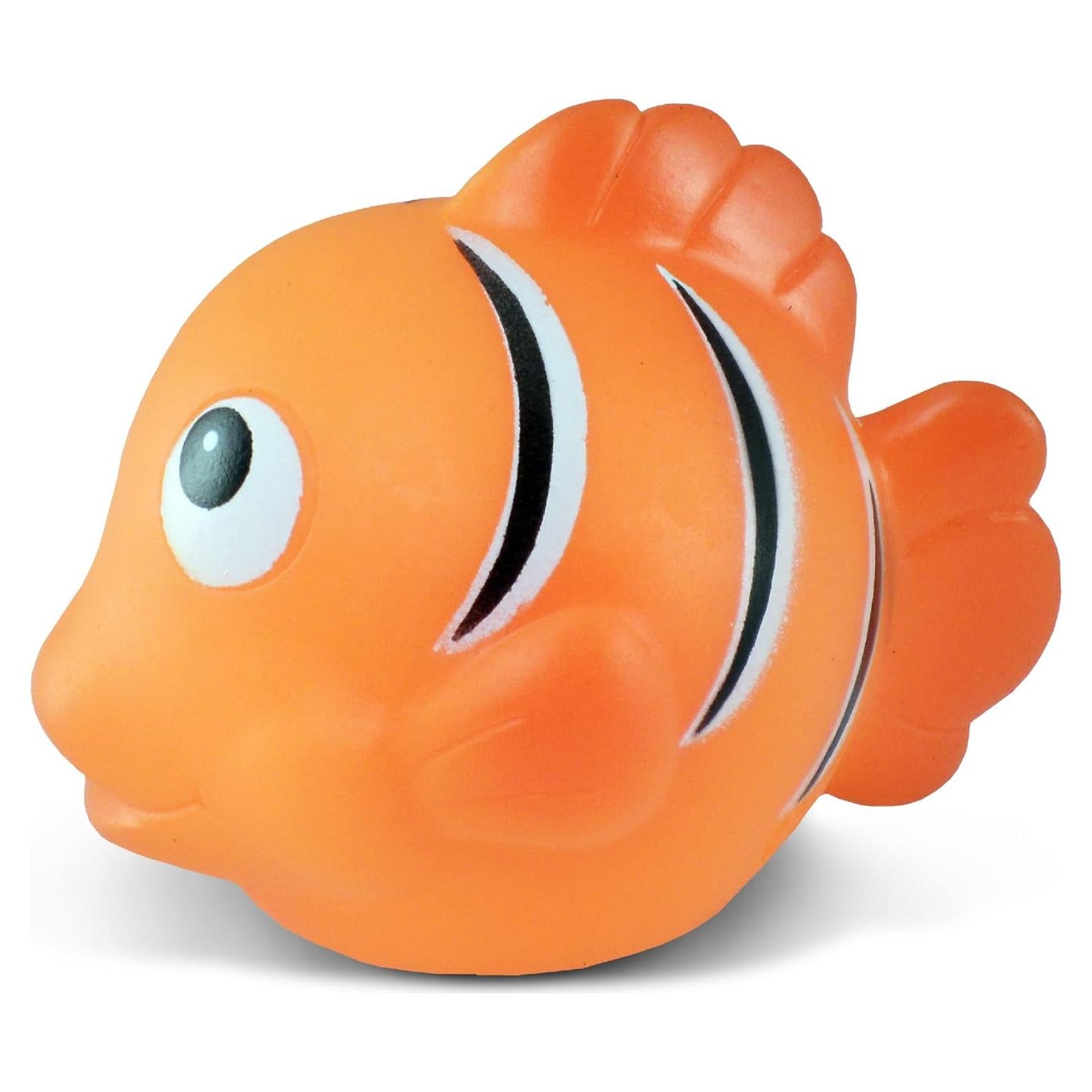 Juguete de Baño Pez Payaso DolliBu Naranja Flotante 7.6 cm