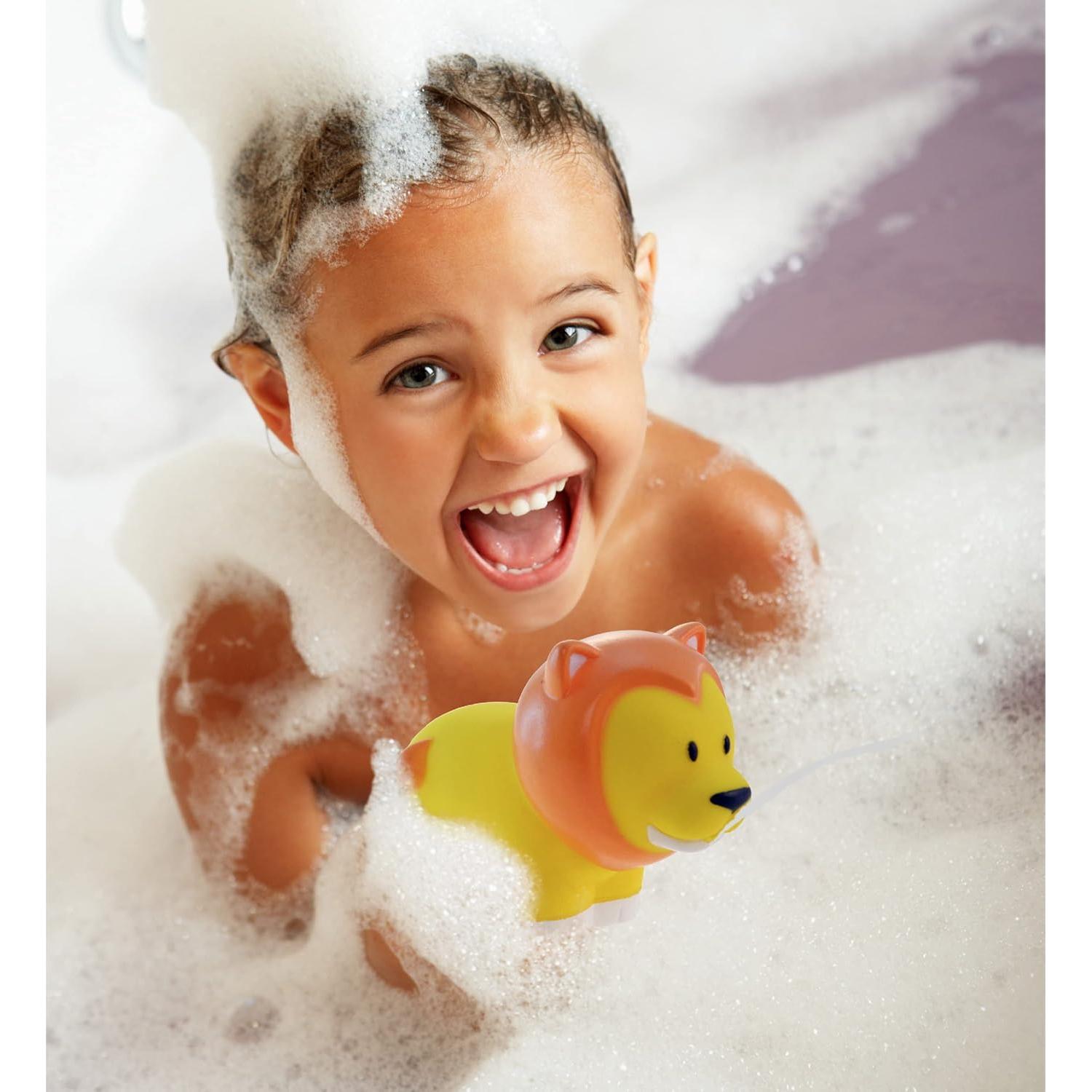 Juguete de Baño Flotante DolliBu León Amarillo 7.6 cm