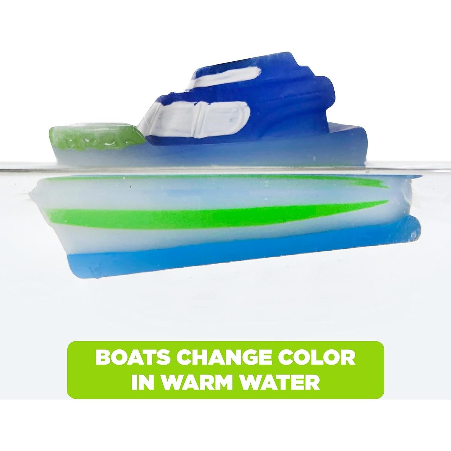 Rociadores de Baño Barco que Cambia de Color - 12 Unidades