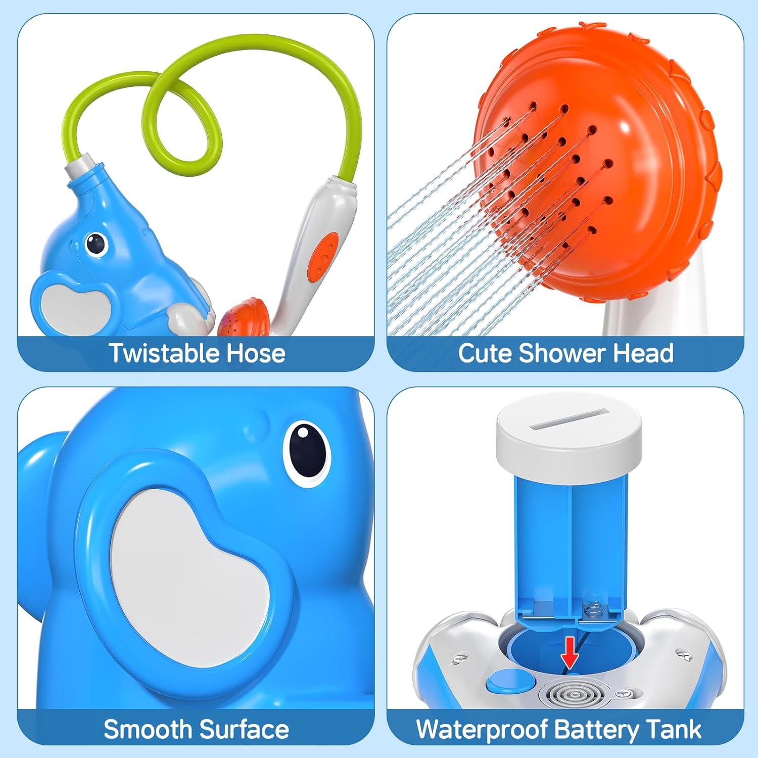 Juguete de Baño Elefante JUKUDAHU para Bebés 0-3 Años