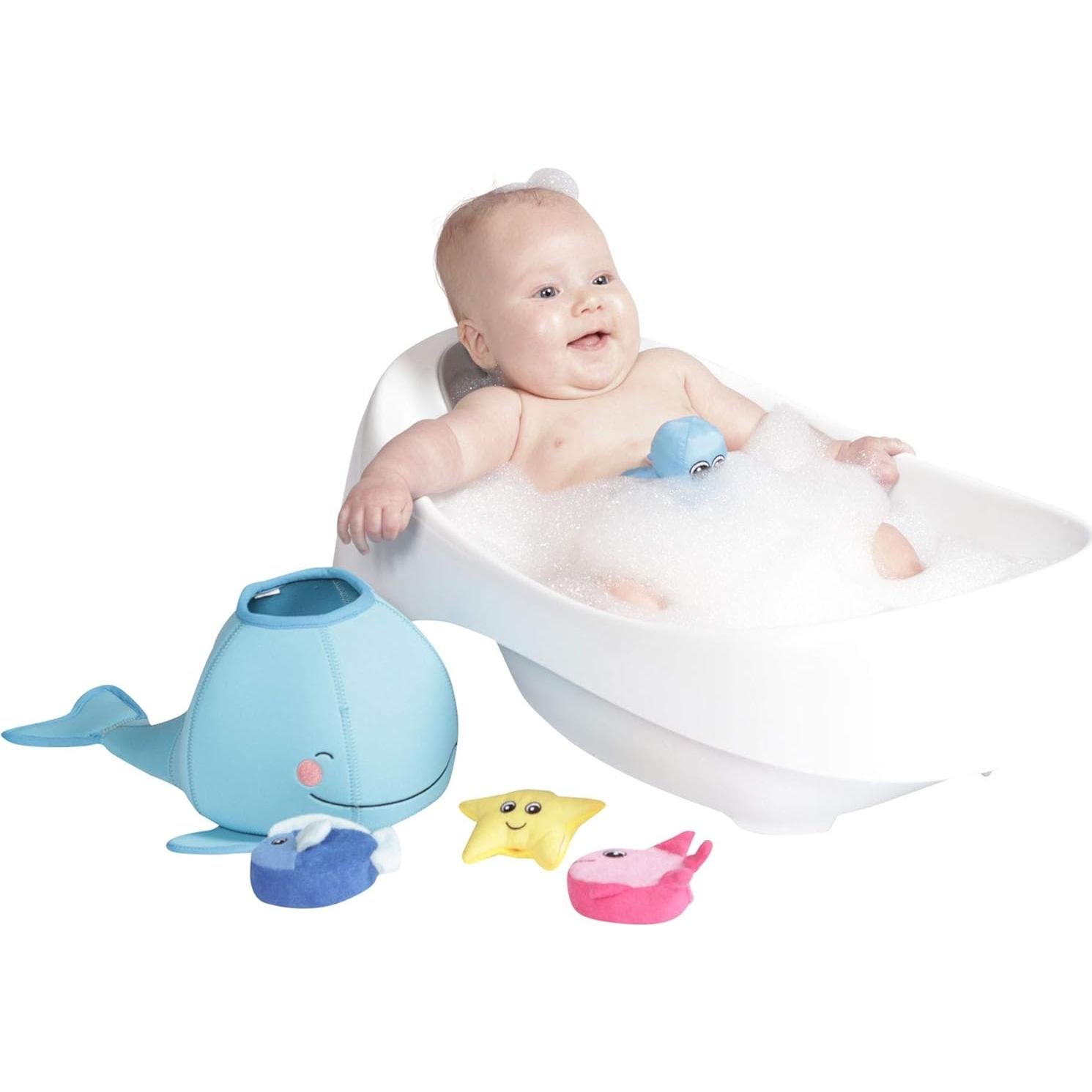 Juguete de Baño Flotante Manhattan Toy Ballena 5 Piezas