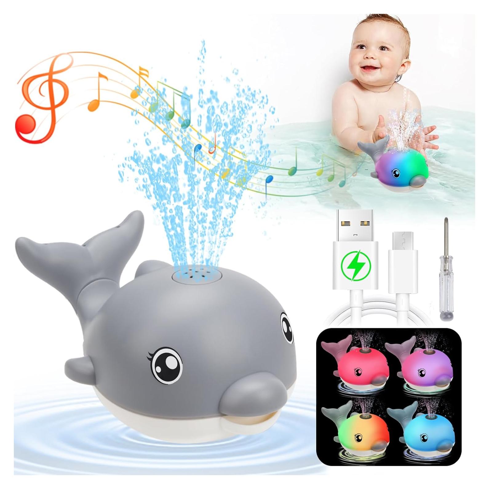 Juguete de Baño Musical Delfín TOHIBEE Recargable 1-3 Años