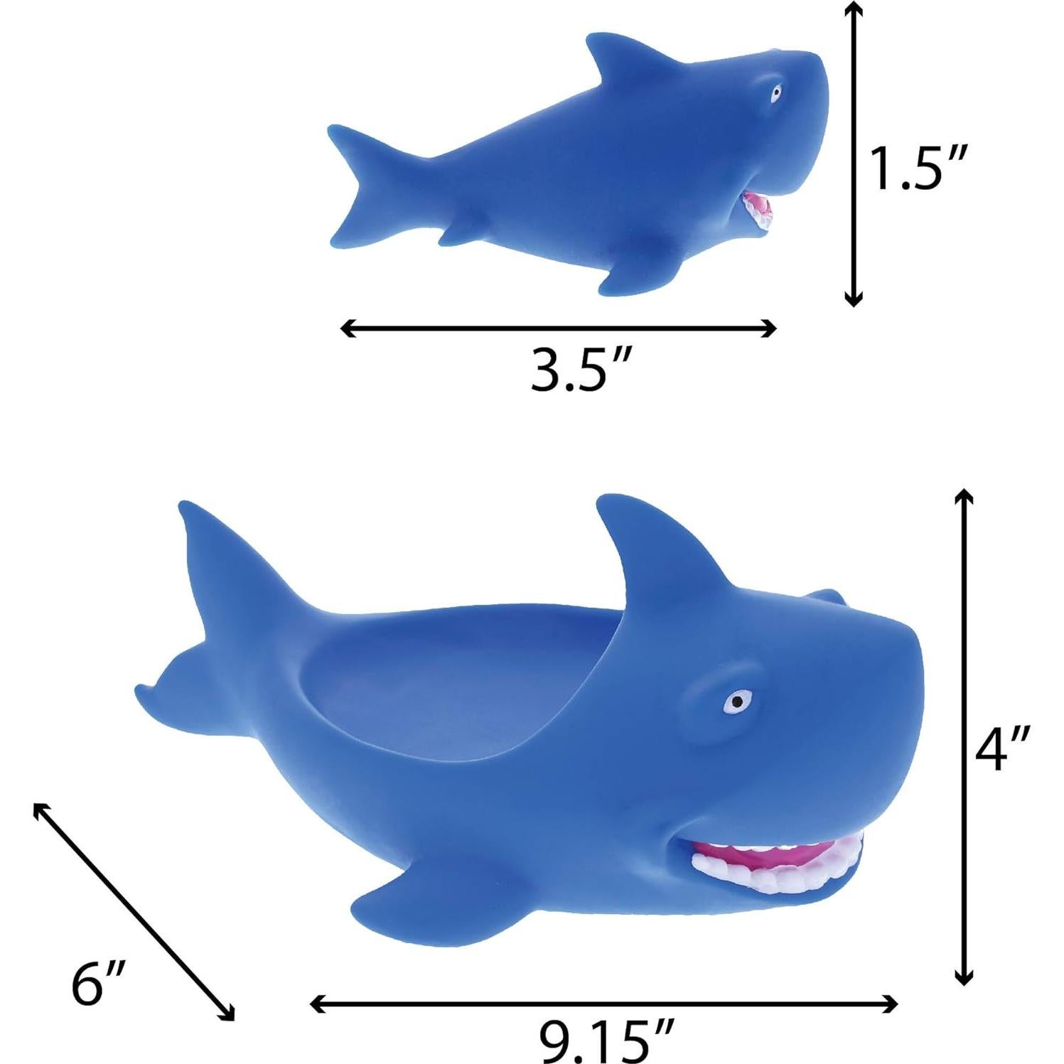 Juego de Juguetes de Baño Dollibu - Tiburón Azul y Tortugas