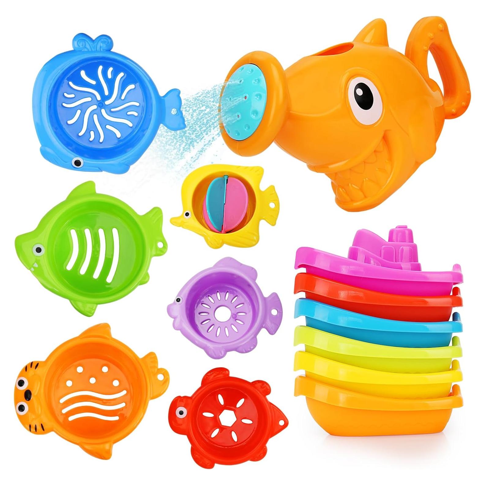 Juguetes de baño para bebés SLTBEH, 13 piezas, sin moho