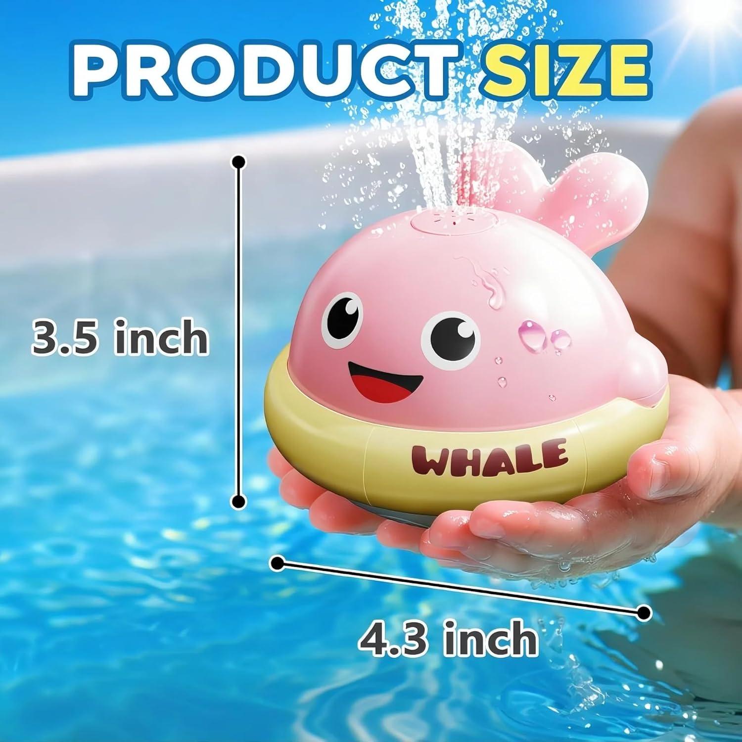Juguete de Baño Iluminado Ballena SYHLN para Bebés 18+ Meses
