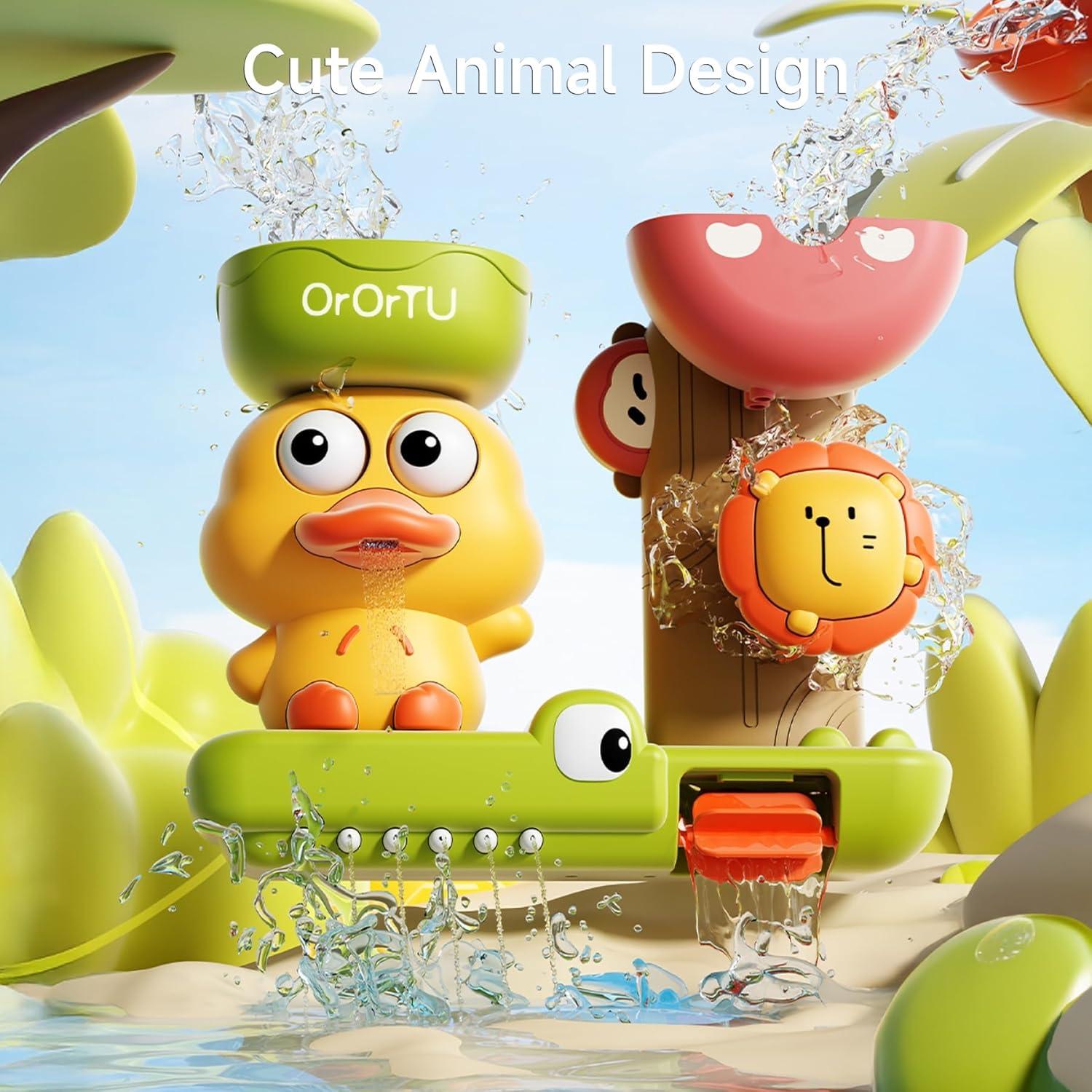 Juguetes de baño OR OR TU 4 Piezas Engranajes Giratorios 18M+