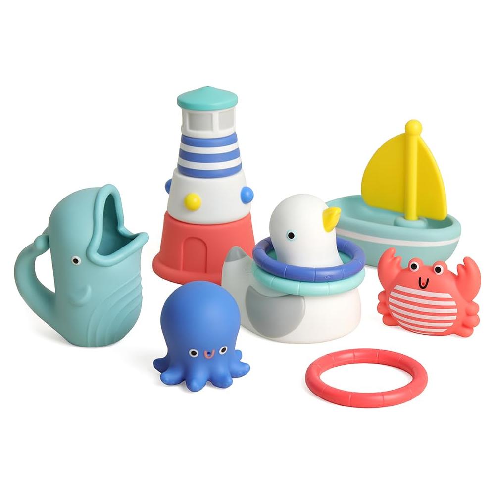 Set de Juguetes de Baño Náutico Itzy Ritzy - 12 Piezas