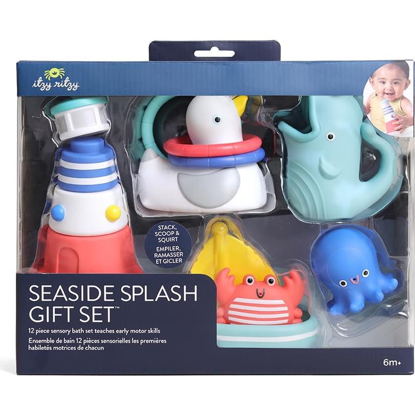 Set de Juguetes de Baño Náutico Itzy Ritzy - 12 Piezas