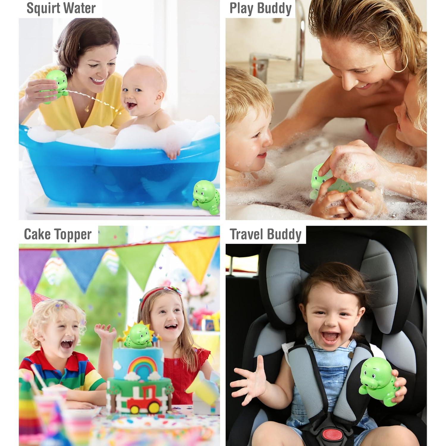 Juguete de Baño DolliBu León Marino Verde Flotante 7.62 cm