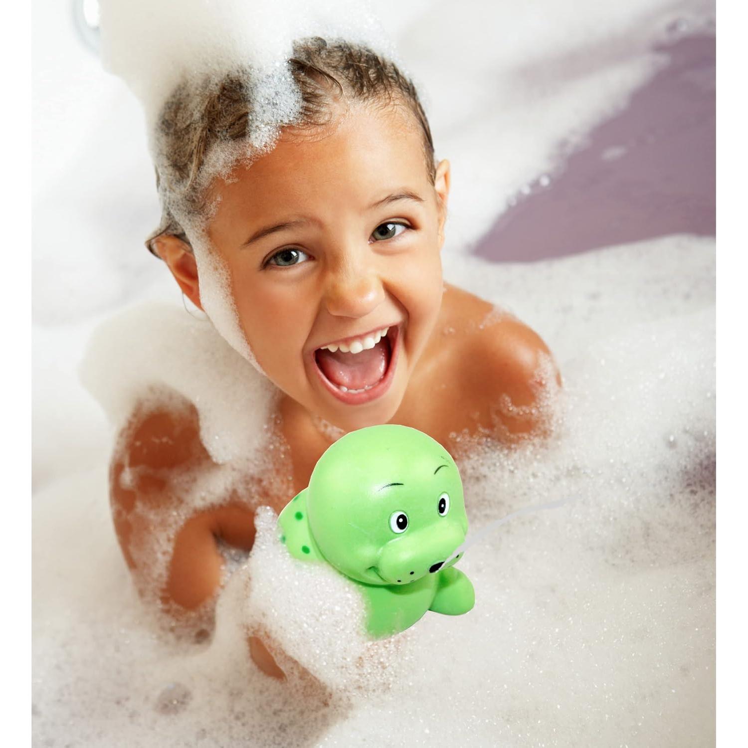 Juguete de Baño DolliBu León Marino Verde Flotante 7.62 cm