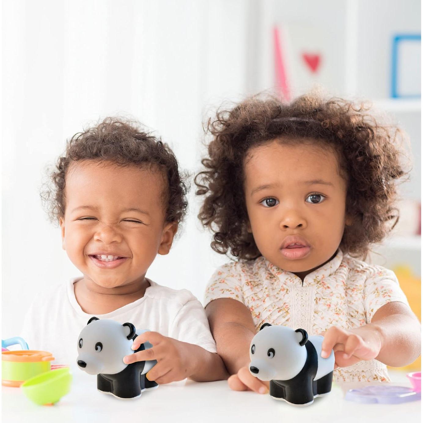 Juguete de Baño Chorro Panda DolliBu - Flotante de Goma 7.62 cm