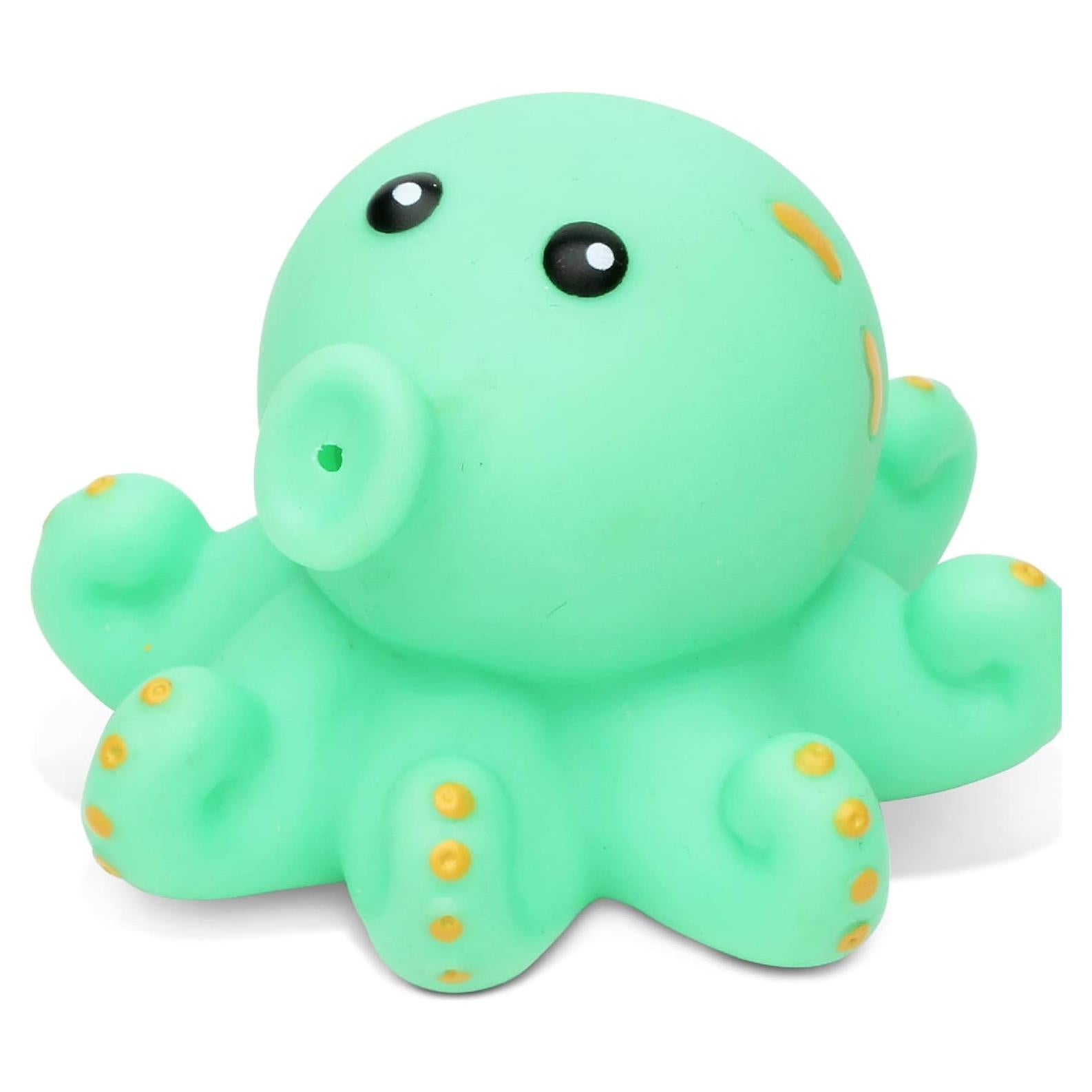 Juguete de Baño Pulpo Verde DolliBu - Flotante para Niños