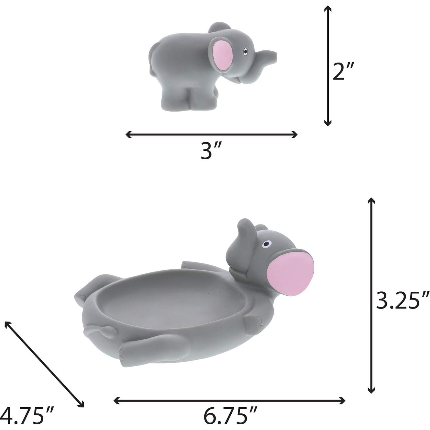 Juego de Juguetes de Baño Elefante DolliBu 4 Piezas