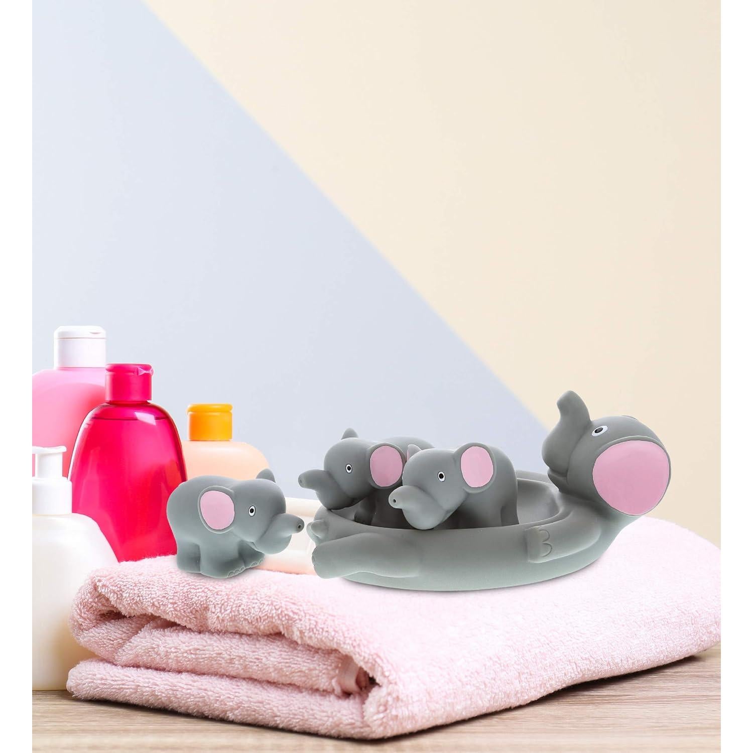 Juego de Juguetes de Baño Elefante DolliBu 4 Piezas