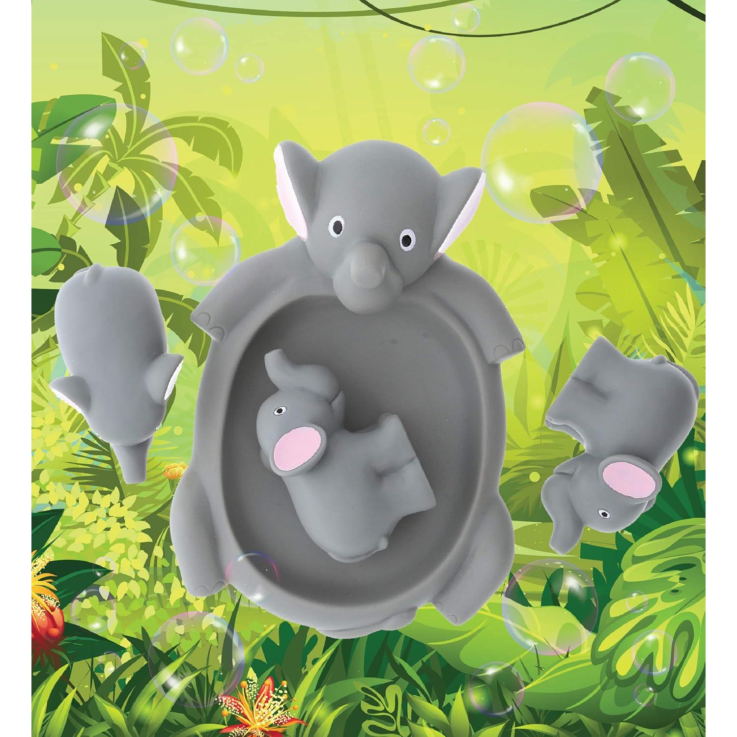 Juego de Juguetes de Baño Elefante DolliBu 4 Piezas