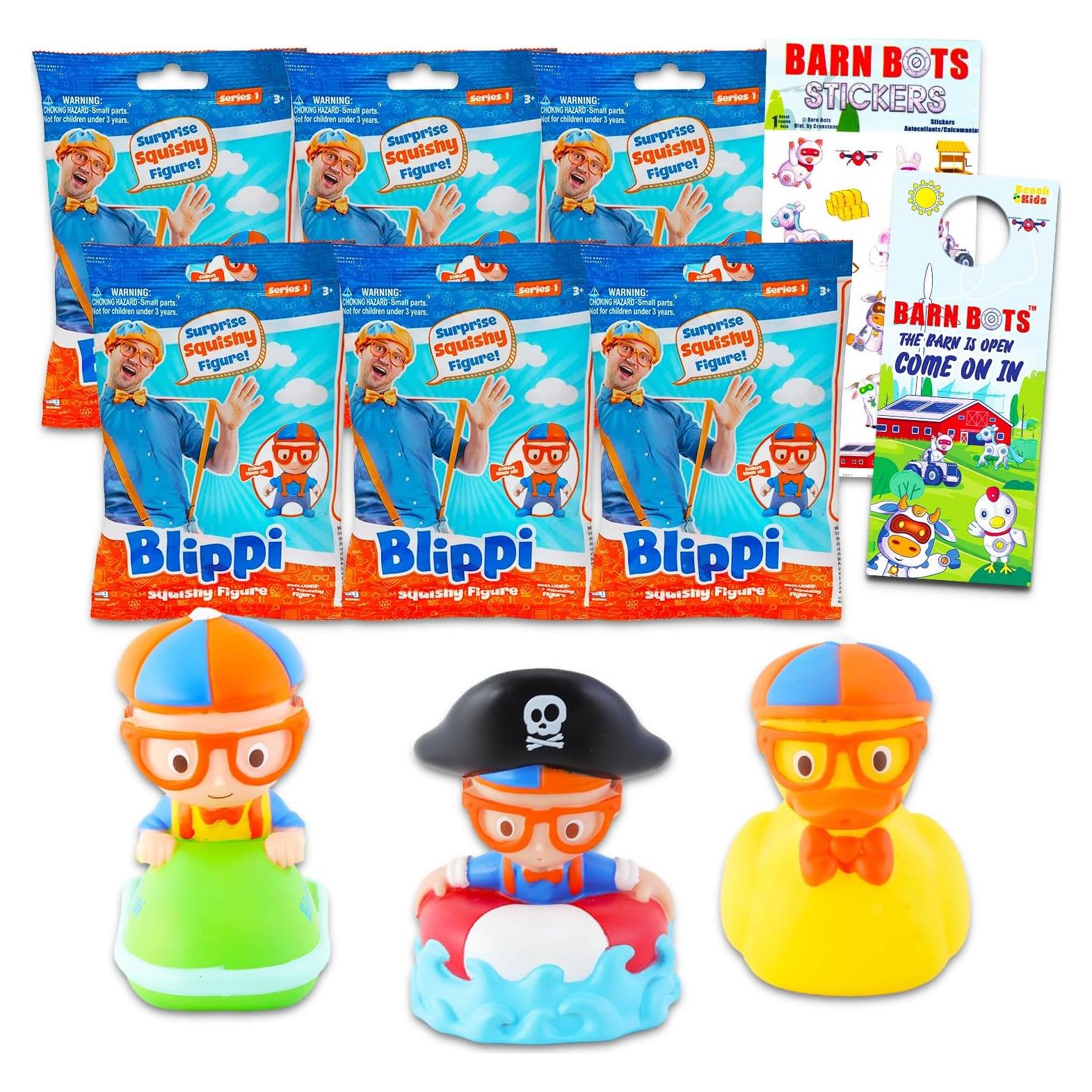 Conjunto de Juguetes de Baño Blippi - 6 Figuras Sorpresa