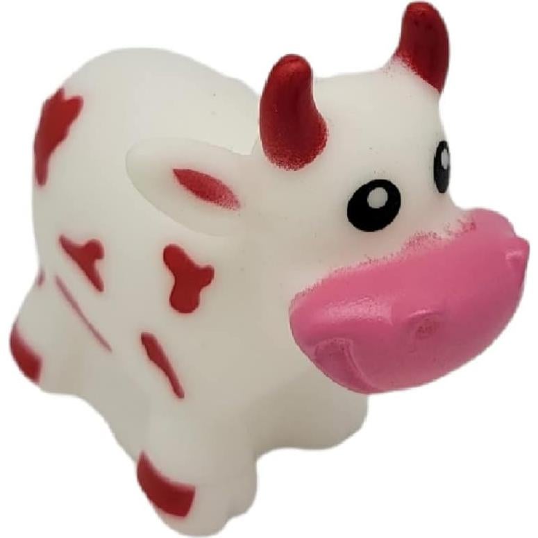 Vacas de goma coloridas que lanzan agua - Juguete de baño 12 unidades