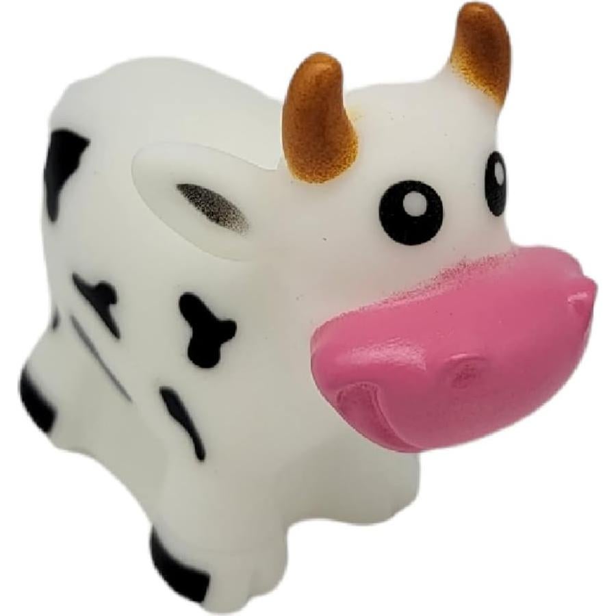 Vacas de goma coloridas que lanzan agua - Juguete de baño 12 unidades