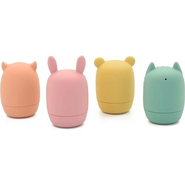 Set de 4 Juguetes de Baño Acuáticos ReLIVE - Silicona Antimoho