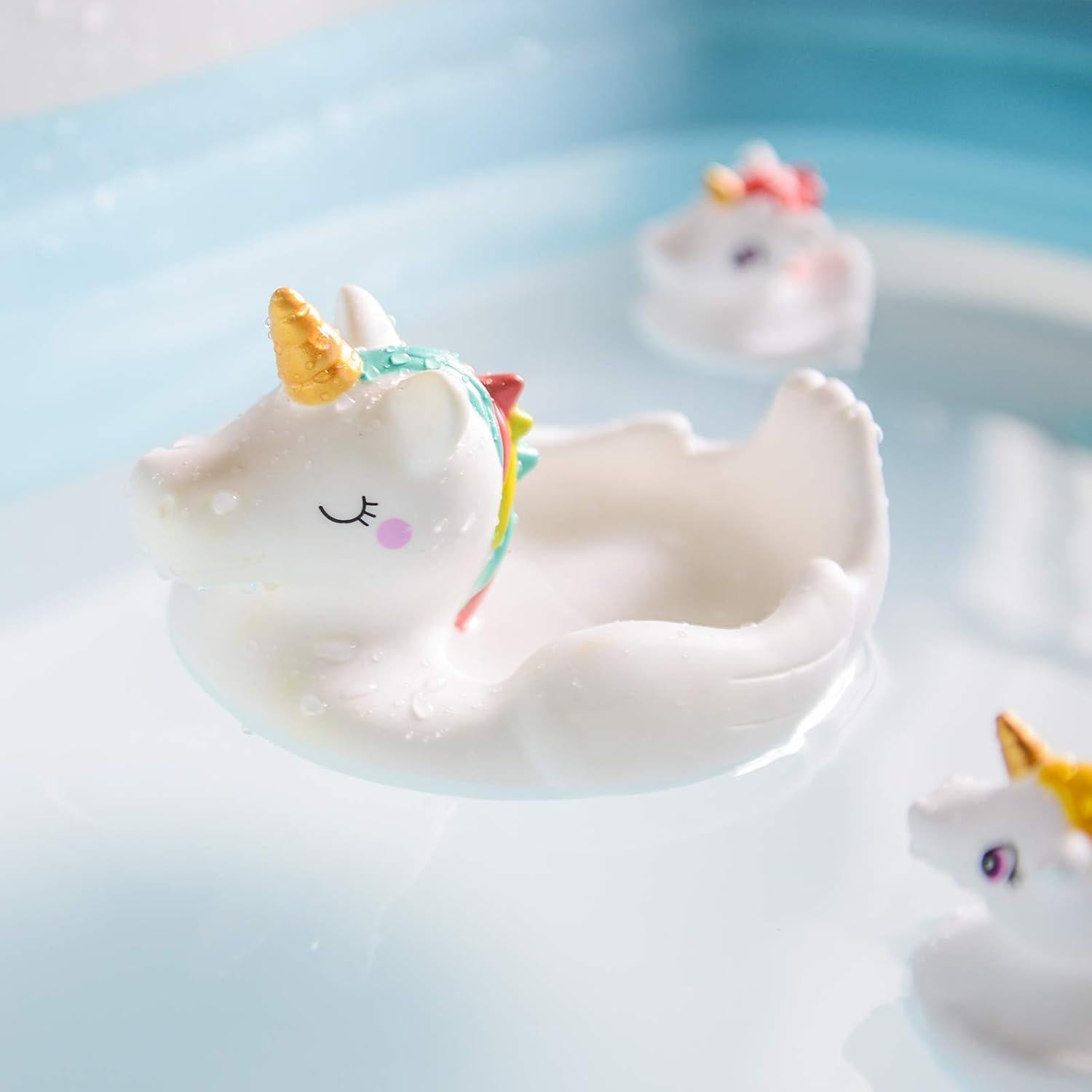Juguetes de Baño Flotantes Unicornio LIGHTALING - Juego de 4