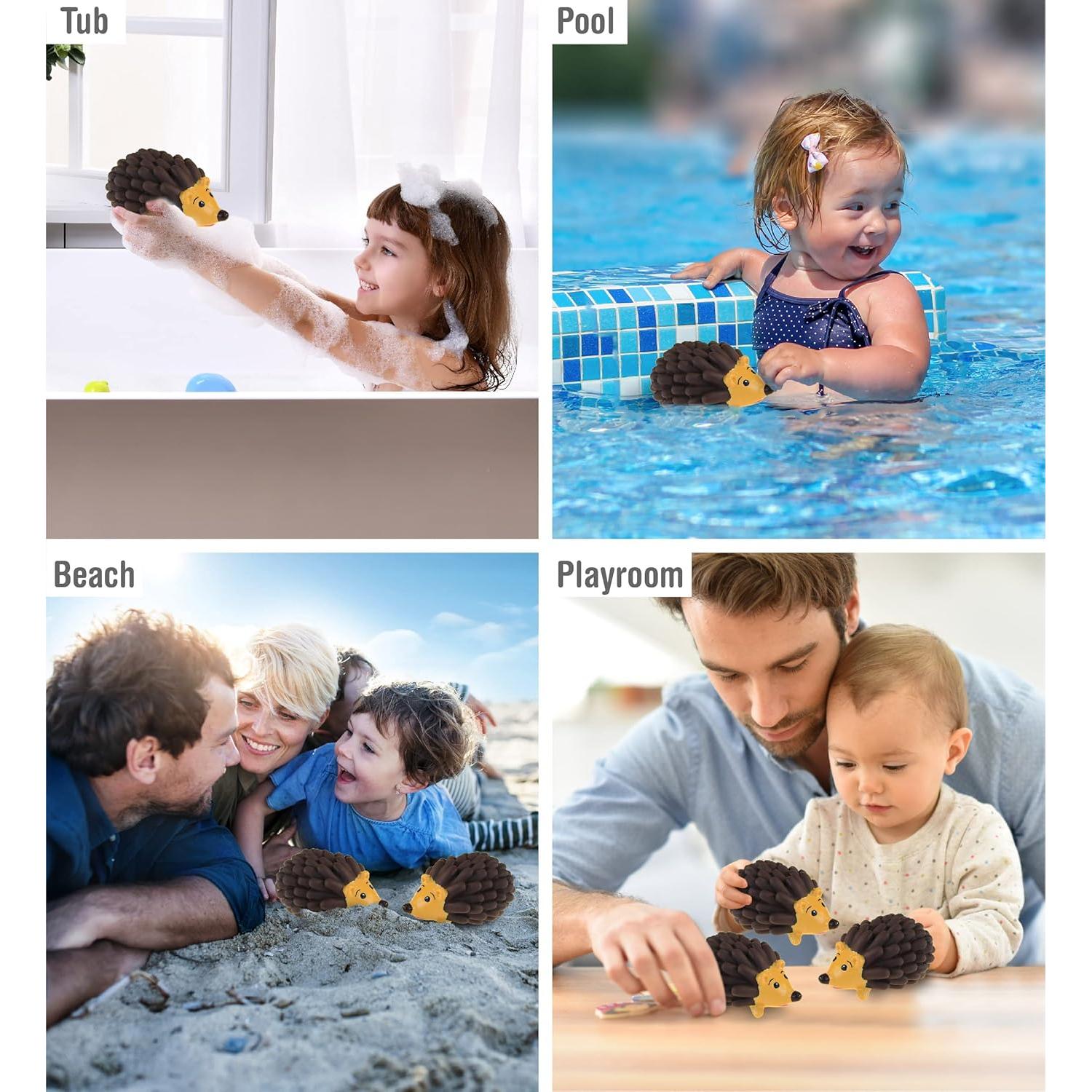 Juguete de Baño Erizo DolliBu - Flotante para Niños 7.6 cm