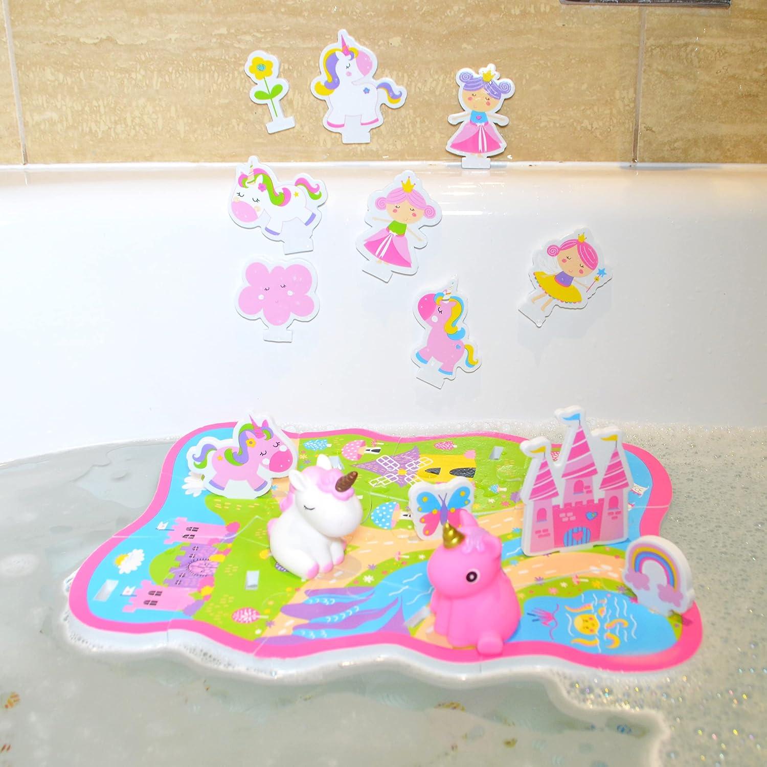 Conjunto de Actividades de Baño Buddy & Barney Unicornio 12 Piezas