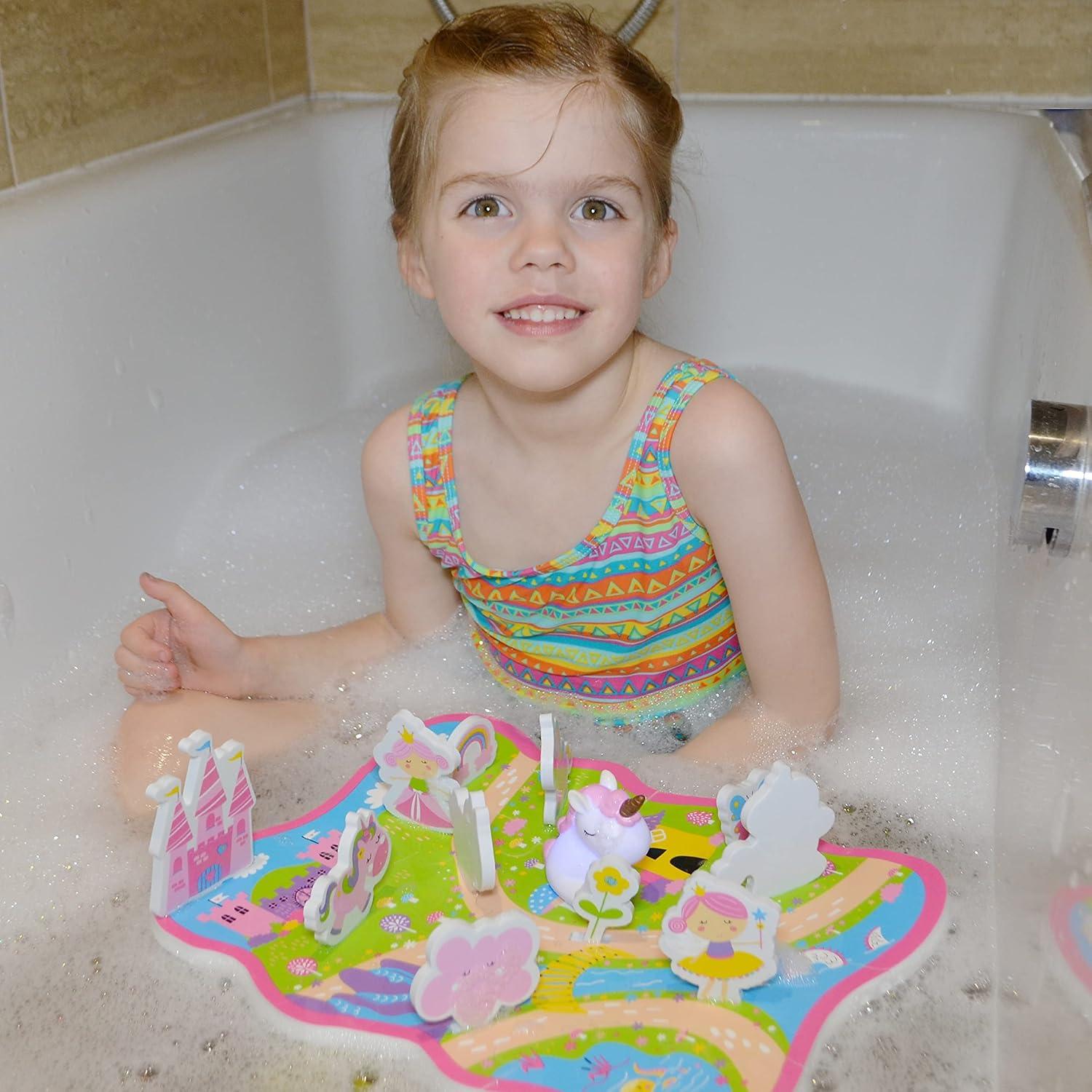Conjunto de Actividades de Baño Buddy & Barney Unicornio 12 Piezas