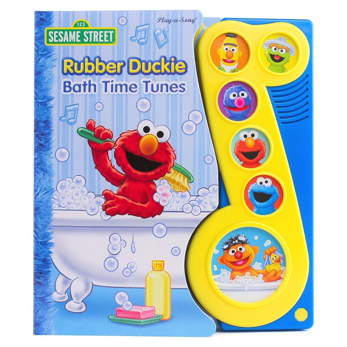 Sesame Street - Rubber Duckie Bath Time Tunes Sound Book - PI Kids (Play-A-Song)