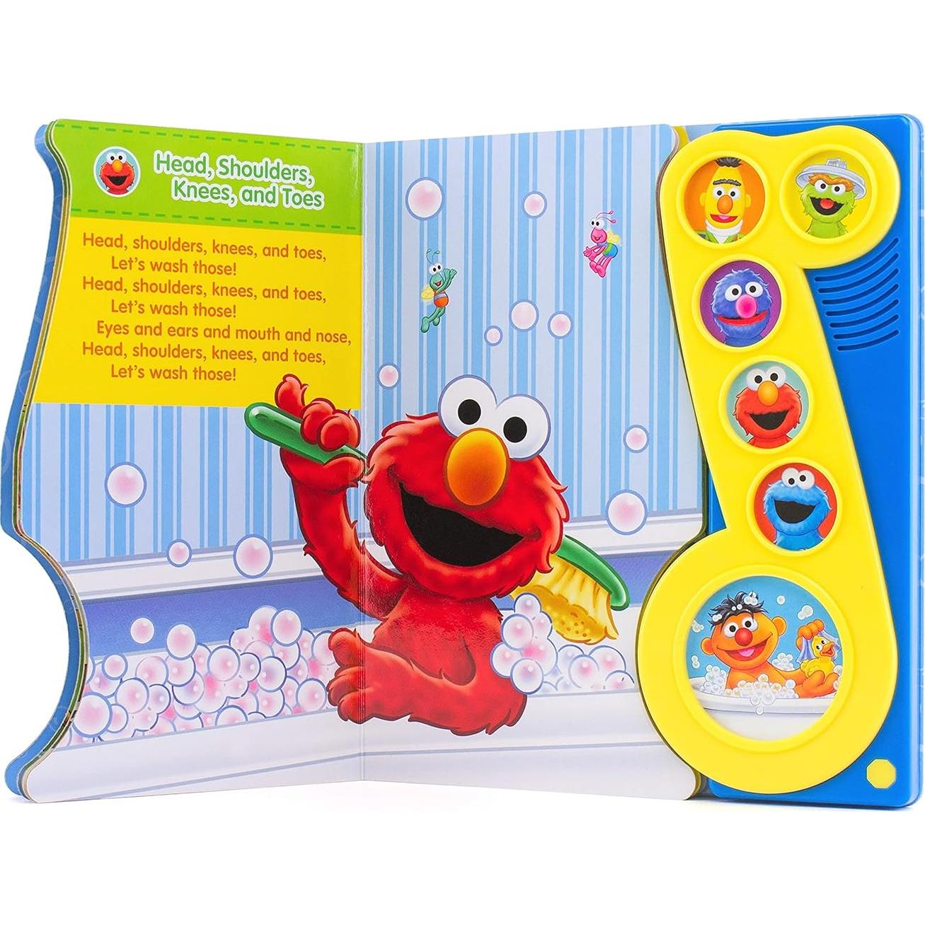 Sesame Street - Rubber Duckie Bath Time Tunes Sound Book - PI Kids (Play-A-Song)