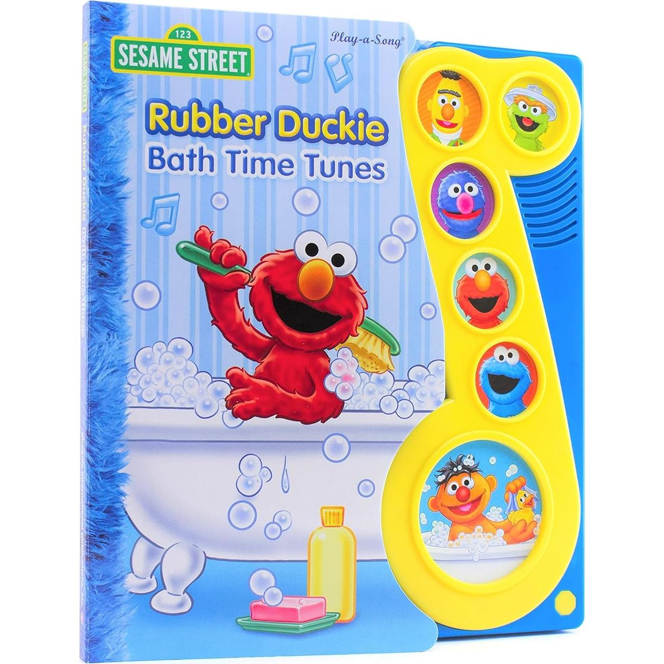 Sesame Street - Rubber Duckie Bath Time Tunes Sound Book - PI Kids (Play-A-Song)